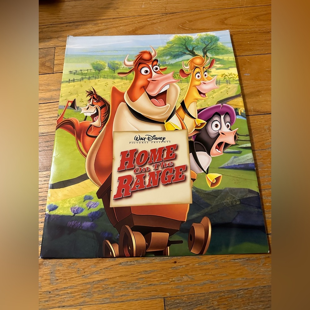 HOME ON THE RANGE Disney Store Exclusive Commemorative Lithograph, Year 2004